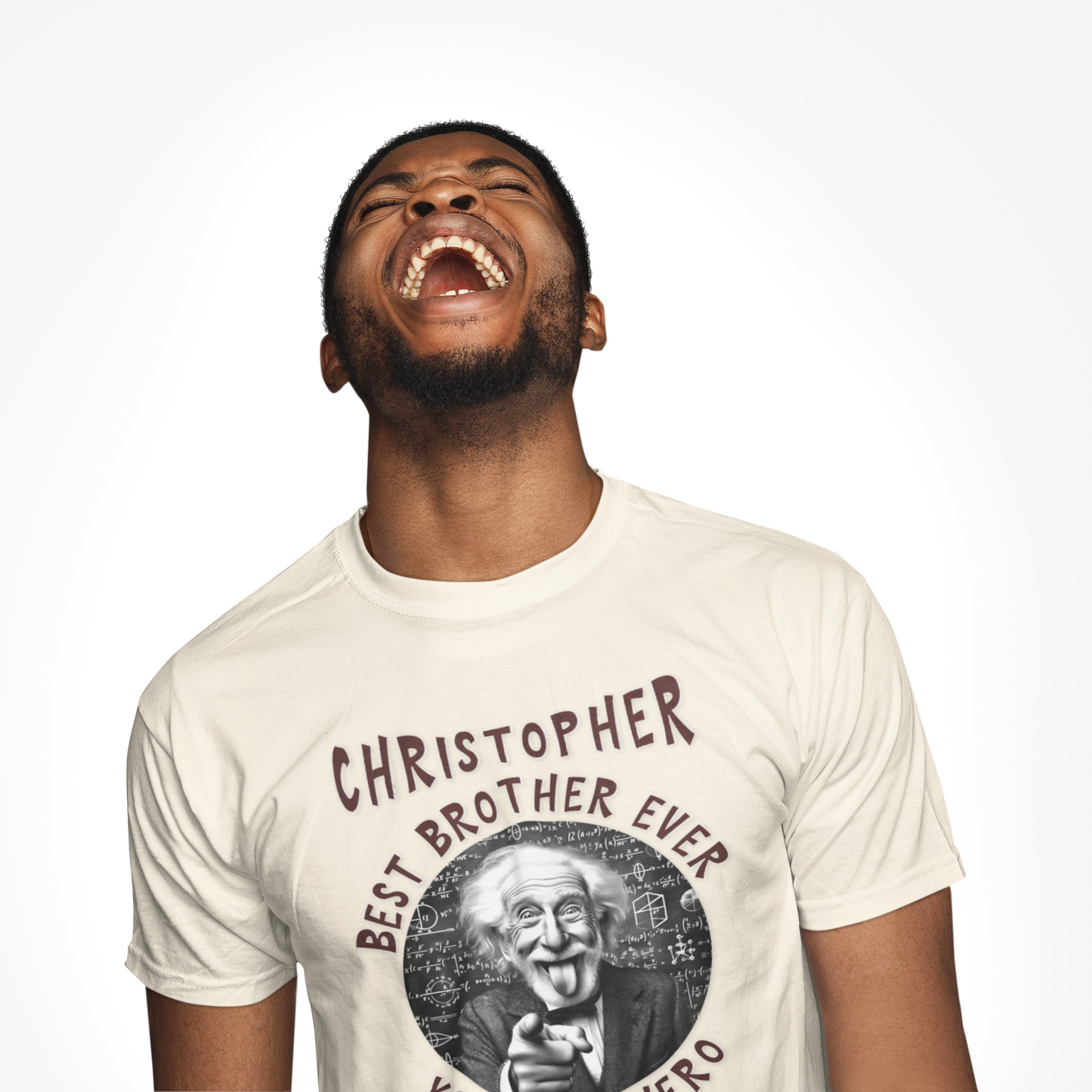 Best Brother Ever T-Shirt – You're My Hero Funny Einstein Gift for Brother Birthday or Any Occasion